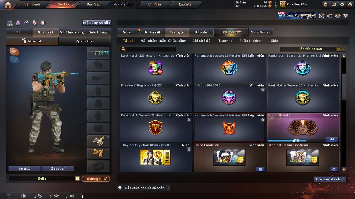 shop acc cf uy tin gia re